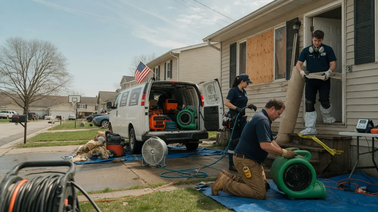 Water Damage Restoration in Michigan near me